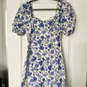 Floral Puff Sleeve Dress